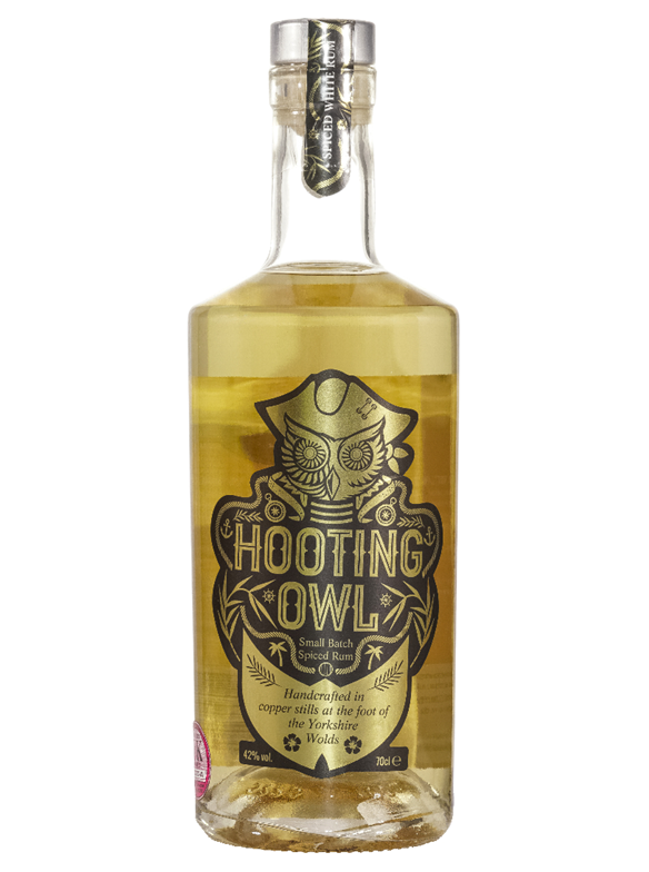 Hooting Owl White Spiced Rum 42% (70cl)